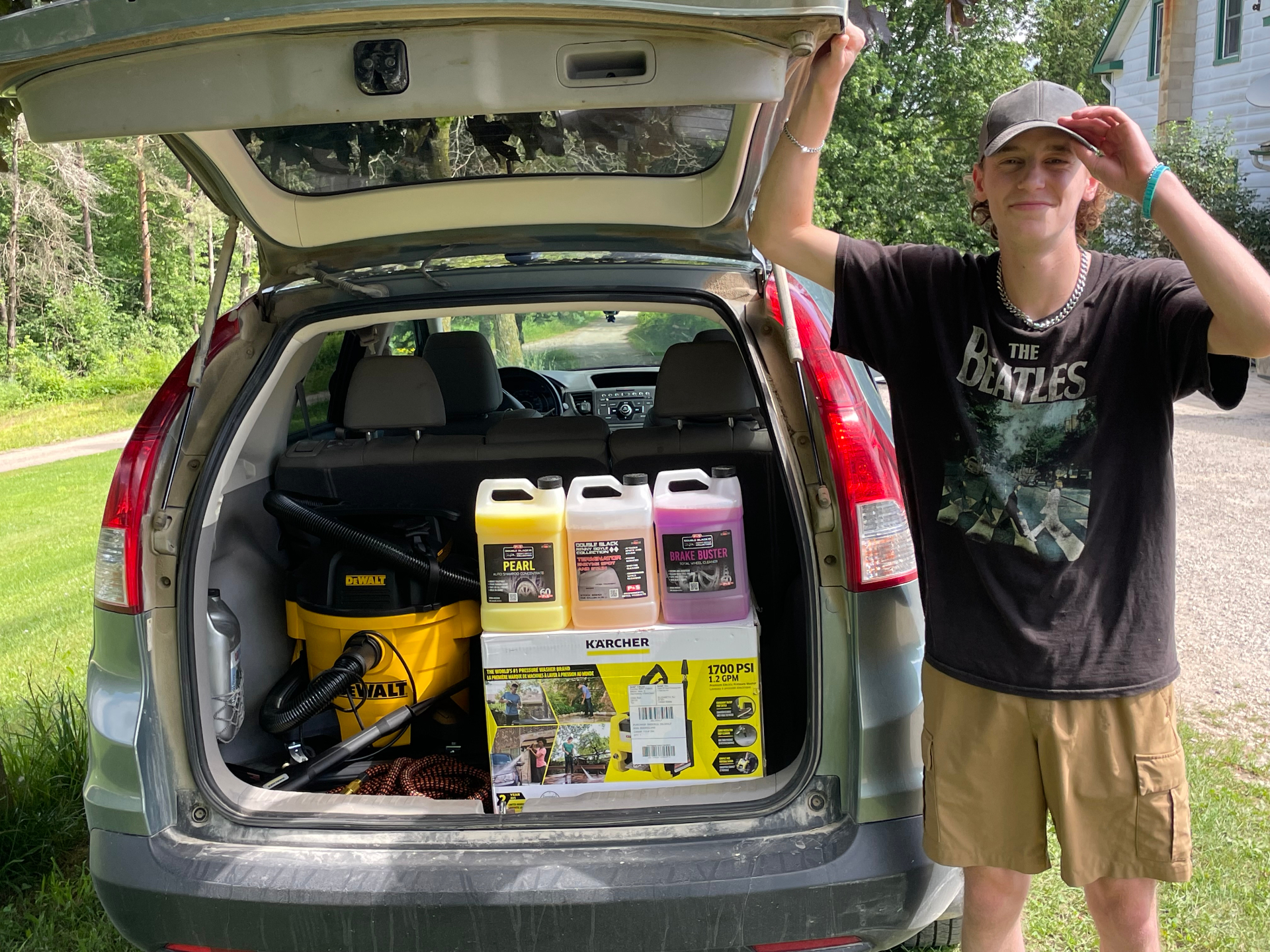 Jesse Zettel, lead detailer at Sudz Mobile Car Detailing